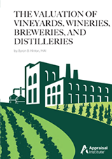 Book Cover for The Valuation of Vineyards, Wineries, Breweries, and Distilleries