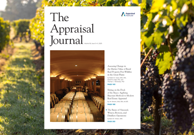 The Appraisal Journal